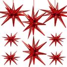 Folha de alumínio Star Balloons Cadeya Huge Red Explosion x8