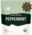 Folha de hortelã orgânica Tea J Mac Botanicals 453g