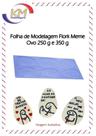 Folha de modelagem Flork Meme Ovo 250g e 350g - páscoa, ovo de colher, tablete chocolate (14726)