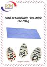 Folha de modelagem Flork Meme Ovo 500g - páscoa, ovo de colher, tablete chocolate (14937)