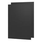 Folha de plástico KAITELA Black ABS 45x60cm 1,5 mm de espessura Pacote com 2