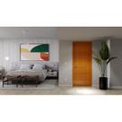Folha de Porta de Madeira 210x80cm Mso Eucaplac Frisada Tivoli Eucatex