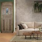 Folha de Porta de Madeira 210x82cm Postigo Eco Uniportas Marrom Folha de Porta de Madeira 210x82cm Postigo Eco Uniportas Marrom