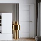 Folha de Porta de Madeira 210x90cm Espessura 3,5cm Mmc Eucaplac Frisada Elegance Eucatex