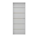 Folha de Porta de Madeira 210x92cm Espessura 3,5cm Mmc Primer Frisada Residence Eucatex