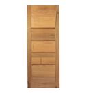 Folha de Porta de Madeira Maciça Tauari 210x92cm Sete Réguas Horizontais Jomadi Folha de Porta de Madeira Maciça Tauari 210x92cm Sete Réguas Horizontais Jomadi