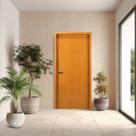 Folha de Porta em Madeira Lisa 210x60x3,5cm Gitale Portas