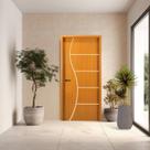 Folha de Porta Frisada 210x60x3,5 Gitale Portas