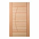 Folha de Porta Maciça em Eucalipto acabamento Natural 210x100cm PM78 Solar Cruzeiro Portas
