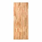 Folha de Porta Maciça em Eucalipto acabamento Natural 210x72cm PM26 Mexicana Cruzeiro Portas