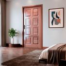 Folha de Porta Maciça em Eucalipto acabamento Natural 210x82cm PM46 Custon Cruzeiro Portas Folha de Porta Maciça em Eucalipto acabamento Natural 210x82cm PM46 Custon Cruzeiro Portas