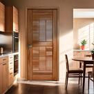 Folha de Porta Maciça em Eucalipto acabamento Natural 210x82cm PM96 Cruzeiro Portas Folha de Porta Maciça em Eucalipto acabamento Natural 210x82cm PM96 Cruzeiro Portas