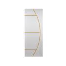 Folha de Porta Madeira Decorada 210x80cm Espessura 3,5cm Gaúcha Mgm