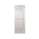 Folha de Porta Madeira Decorada 210x90cm Espessura 3,5cm Gaúcha Mgm