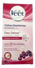Folha Depilatória Corporal Veet Pele Normal E Seca 12 Unideades Folha Depilatória Corporal Veet Pele Normal E Seca 12 Unideades