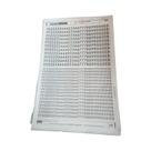 Folha Letraset 25 X 38cm Algarismos Números Cifrões Ref. 257