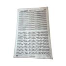 Folha Letraset 25 X 38cm Algarismos Números Ref 3213