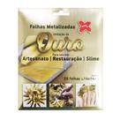 Folha Metalizada Ouro Folha de Ouro 25 Folhas Restauração