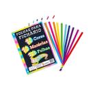 Folha Para Fichário Colorida Refil 4 Furos 200 Folhas A4 Folha Para Fichário Colorida Refil 4 Furos 200 Folhas A4