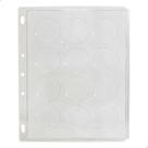 Folha para Moedas Cápsula Redonda PCCB 12 Bolsos