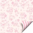 Folha para Ovos de Páscoa Double Face Clássico Francês Rosa 69x89cm - 25 unidades - Cromus - Rizzo