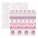 Folha para Scrapbook Dupla Face Disney - Baby Minnie