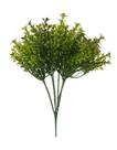 FOLHAGEM GRASS PLASTICO X6 GALHOS VERDE 23cm