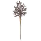 Folhagem Seca Com Flocked Marrom Outono 80cm