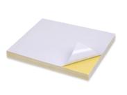 Folhas A4 Papel Adesivo Branco Kit 100 folhas Autoadesivas 115Gramatura