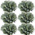 Folhas artificiais de eucalipto e caules Bulk Janinka (50)