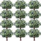 Folhas artificiais de eucalipto e caules Bulk Janinka (70)