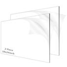 Folhas de acrílico ADTDA 3 mm de espessura 45 cm x 60 cm 2 peças