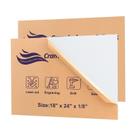 Folhas de acrílico Cranviech White 45x60cm com 3 mm de espessura, pacote com 2