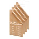 Folhas de acrílico KINLINK 30x60cm, acrílico transparente de 3 mm, pacote com 4 Folhas de acrílico KINLINK 30x60cm, acrílico transparente de 3 mm, pacote com 4