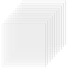 Folhas de acrílico TKOnline 12 x 12 x 0,5 mm, PET transparente, 10 unidades Folhas de acrílico TKOnline 12 x 12 x 0,5 mm, PET transparente, 10 unidades
