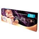 Folhas de Alumínio para Mecha com 800 unidades 12cmx30cm Alumi Hair