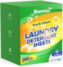 Folhas de detergente para roupa BORMSI Fresh Scent 300 Loads x150