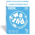 Folhas de detergente para roupa Wash'd 50 folhas para pele sensível