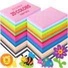 Folhas de espuma Pangda EVA de 2 mm, 30 x 23 cm, pacote com 100 cores
