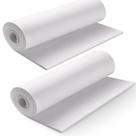 Folhas de espuma Roll MEARCOOH White EVA de 6 mm de espessura, 35 x 125 cm, pacote com 2