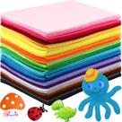 Folhas de feltro Reginary 120 unidades, 40 cores variadas, 40x45cm