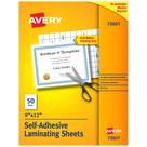 Folhas de laminação Avery Clear 9x12cm Permanent 500 Sheets