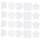Folhas de lona de malha de plástico para artesanato em ponto cruz 50 unidades Folhas de lona de malha de plástico para artesanato em ponto cruz 50 unidades