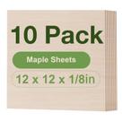 Folhas de madeira compensada ROBOTIME Maple 3mm 30x30cm para corte a laser