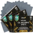 Folhas de óleo ZOROM'S Natural Bamboo Charcoal 3pk/300