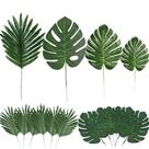 Folhas de palmeira artificiais LOMIRO 60 unidades com caules falsos para decoração