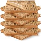 Folhas de papel de cera Outus 600 unidades, 30 x 30 cm, resistentes a graxa