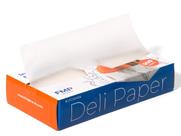 Folhas de papel de cera para preparação de refeições de 10 x 27 cm, pacote com 500