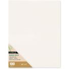 Folhas de papel Juvale, pacote com 100 unidades, prensagem a frio, bambu, 8,5 x 11 polegadas