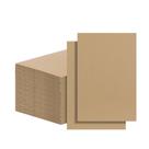 Folhas de papelão ondulado, pacote FARRAY 100, 10x15 cm, 1,8 mm